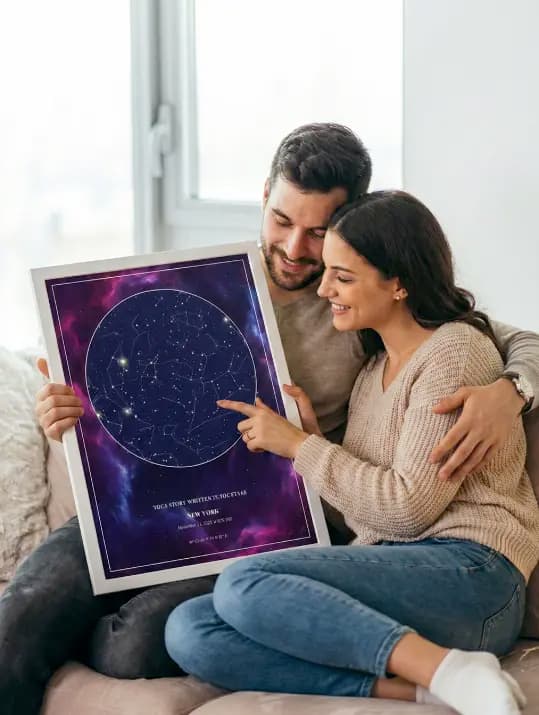 Custom Star Chart - Personalized Night Sky Map