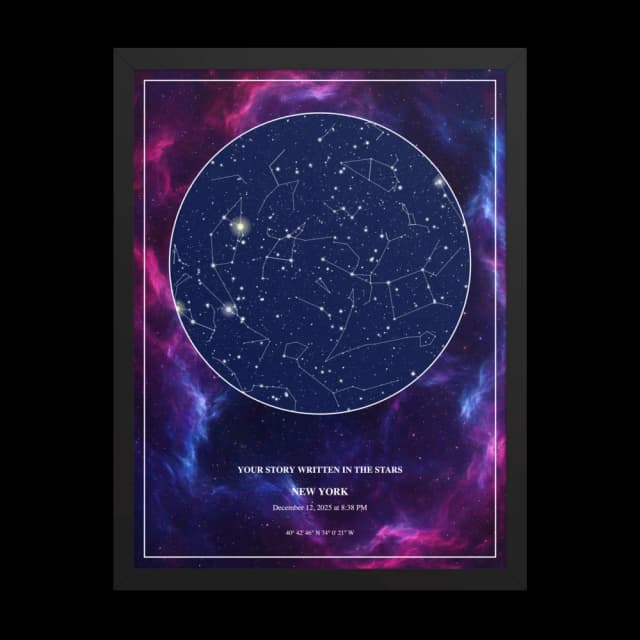 Deep Nebula Star Chart Collection