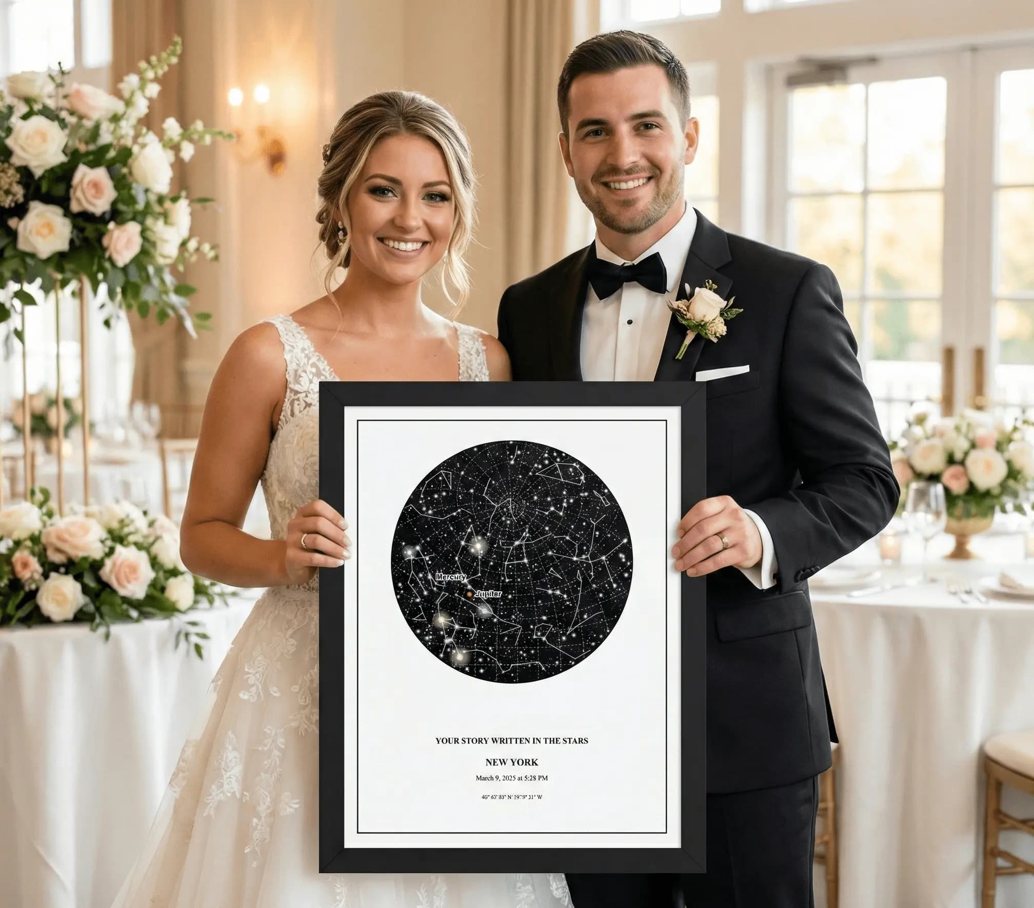 Wedding Star Chart Gift